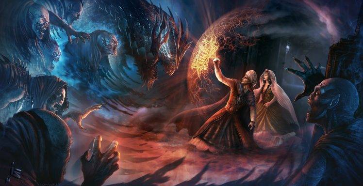 fantasy Art, Creature, Demon, Dragon, Vampires HD Wallpaper Desktop Background