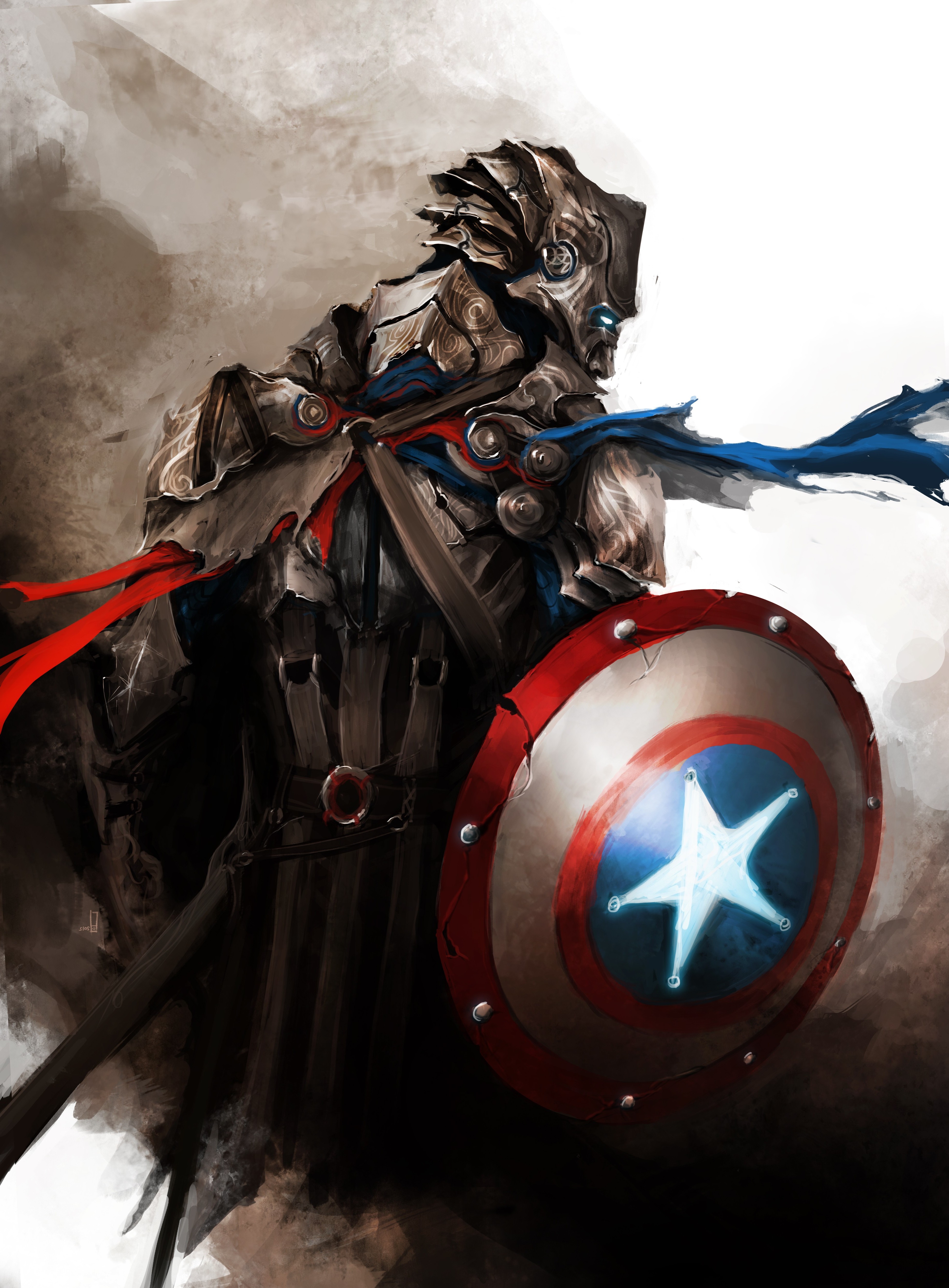 Captain America, Fantasy Art, The Avengers, Guild Wars 2 Wallpaper
