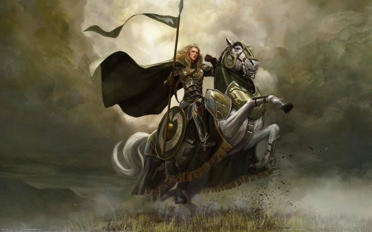 fantasy Art, Warrior HD Wallpaper Desktop Background