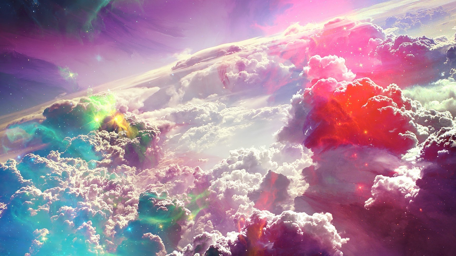 artwork, Fantasy Art, Digital Art, Clouds, Horizon Wallpaper