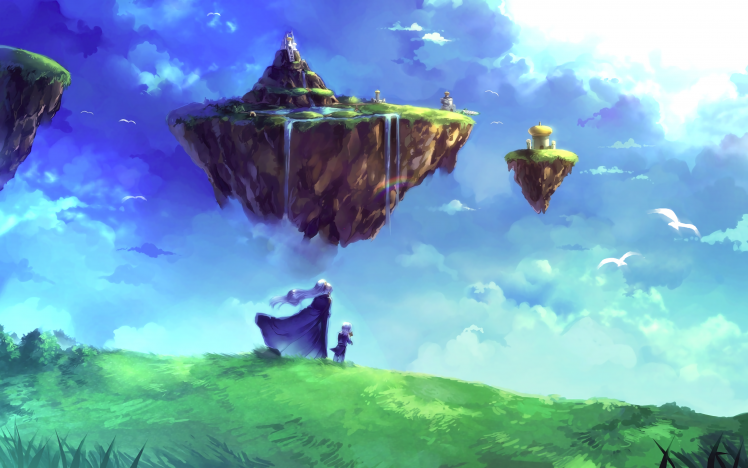Chrono Trigger, The Kingdom Of Zeal, Fantasy Art HD Wallpaper Desktop Background