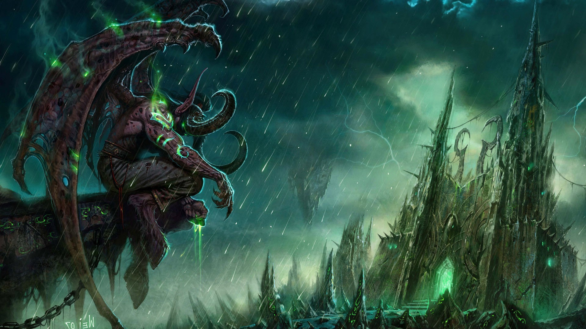 fantasy Art, World Of Warcraft, Black Temple Wallpaper