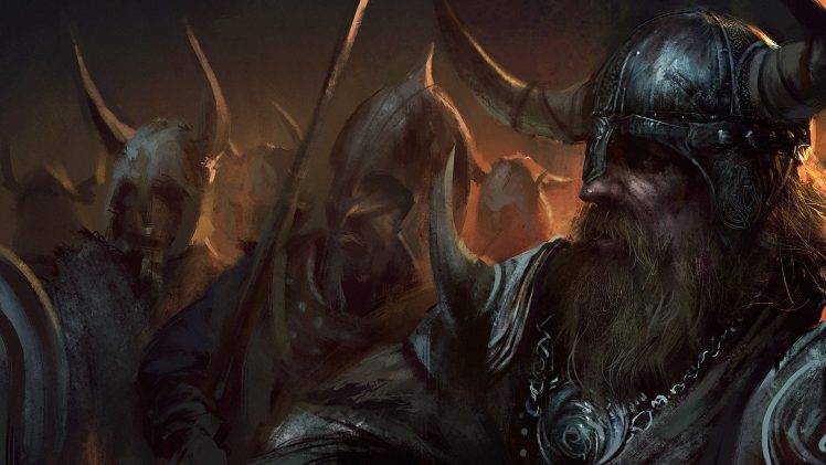 Vikings, Artwork, Fantasy Art HD Wallpaper Desktop Background