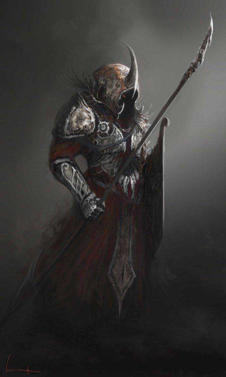 warrior, Drawing, Fantasy Art, Armor HD Wallpaper Desktop Background