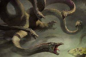 dragon, Fantasy Art, Creature, Hydra