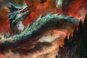 dragon, Artwork, Digital Art, Creature, Fantasy Art