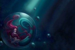 artwork, Fantasy Art, The Little Mermaid