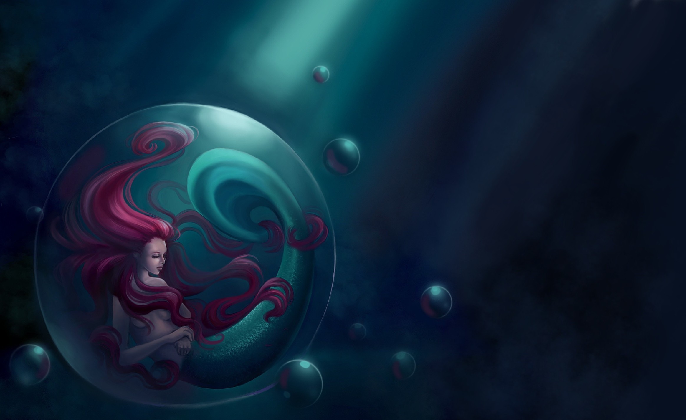 artwork, Fantasy Art, The Little Mermaid Wallpaper