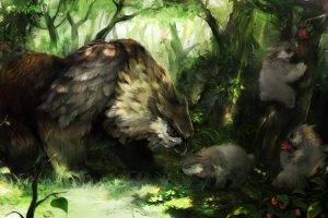 fantasy Art, Dragons Crown, Owlbear