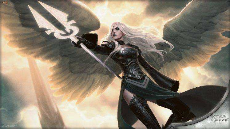 fantasy Art, Angel, Magic: The Gathering HD Wallpaper Desktop Background