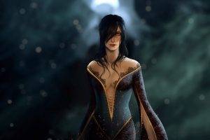 artwork, Fantasy Art, Morrigan (character), Dragon Age: Inquisition, Women, Long Hair