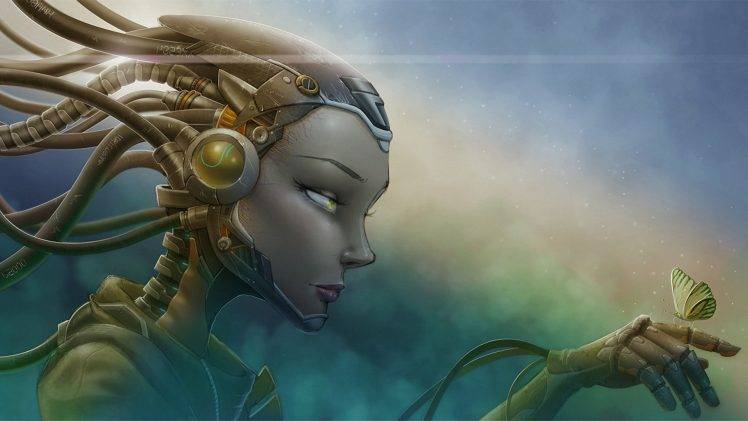 artwork, Fantasy Art, Cyborg HD Wallpaper Desktop Background