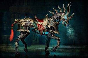digital Art, Horse, Armor, Fantasy Art, Rift Online