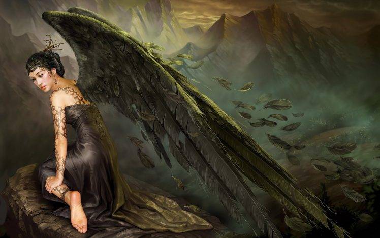 angel, Fantasy Art, Artwork HD Wallpaper Desktop Background
