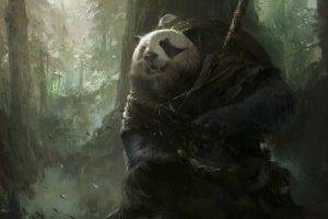 Mazert Young, Fantasy Art, Panda, Magic, World Of Warcraft: Mists Of Pandaria