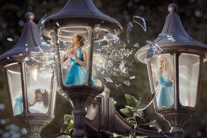 fantasy Art, Fairies, Gas Lamps