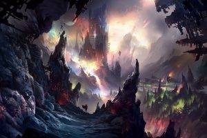 fantasy Art, Illustration, Colorful, Painting, Cave