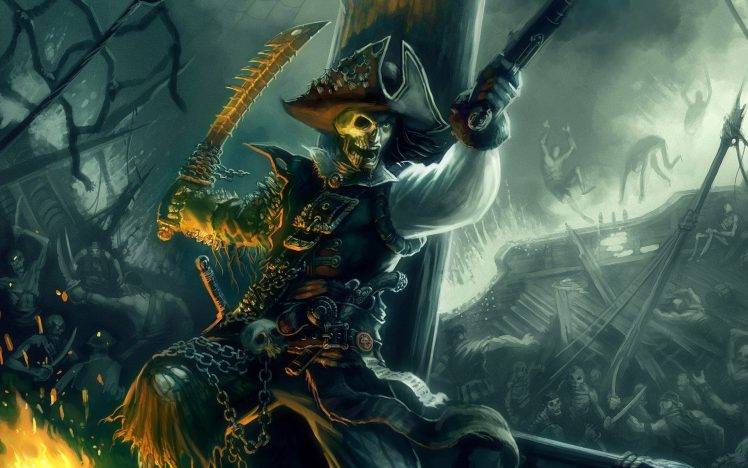 pirates, Fantasy Art, Artwork HD Wallpaper Desktop Background