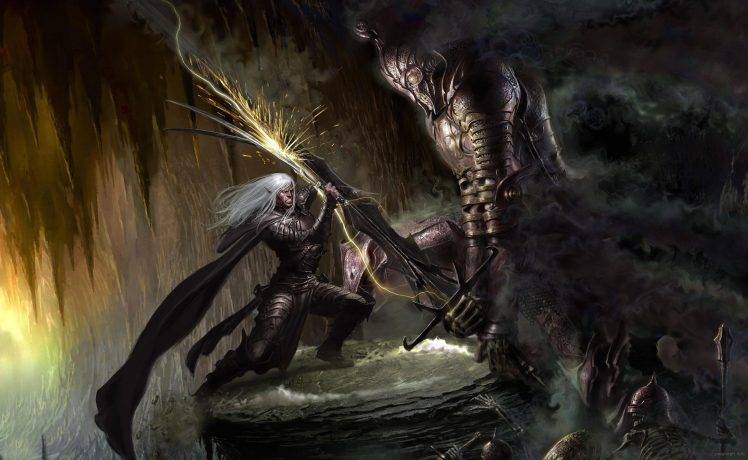 fantasy Art, Artwork, Drizzt DoUrden, Dungeons And Dragons HD Wallpaper Desktop Background