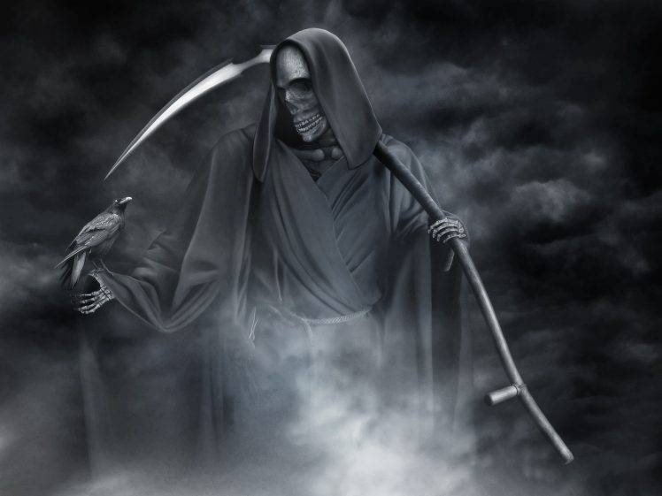 death, Grim Reaper, Artwork, Fantasy Art HD Wallpaper Desktop Background