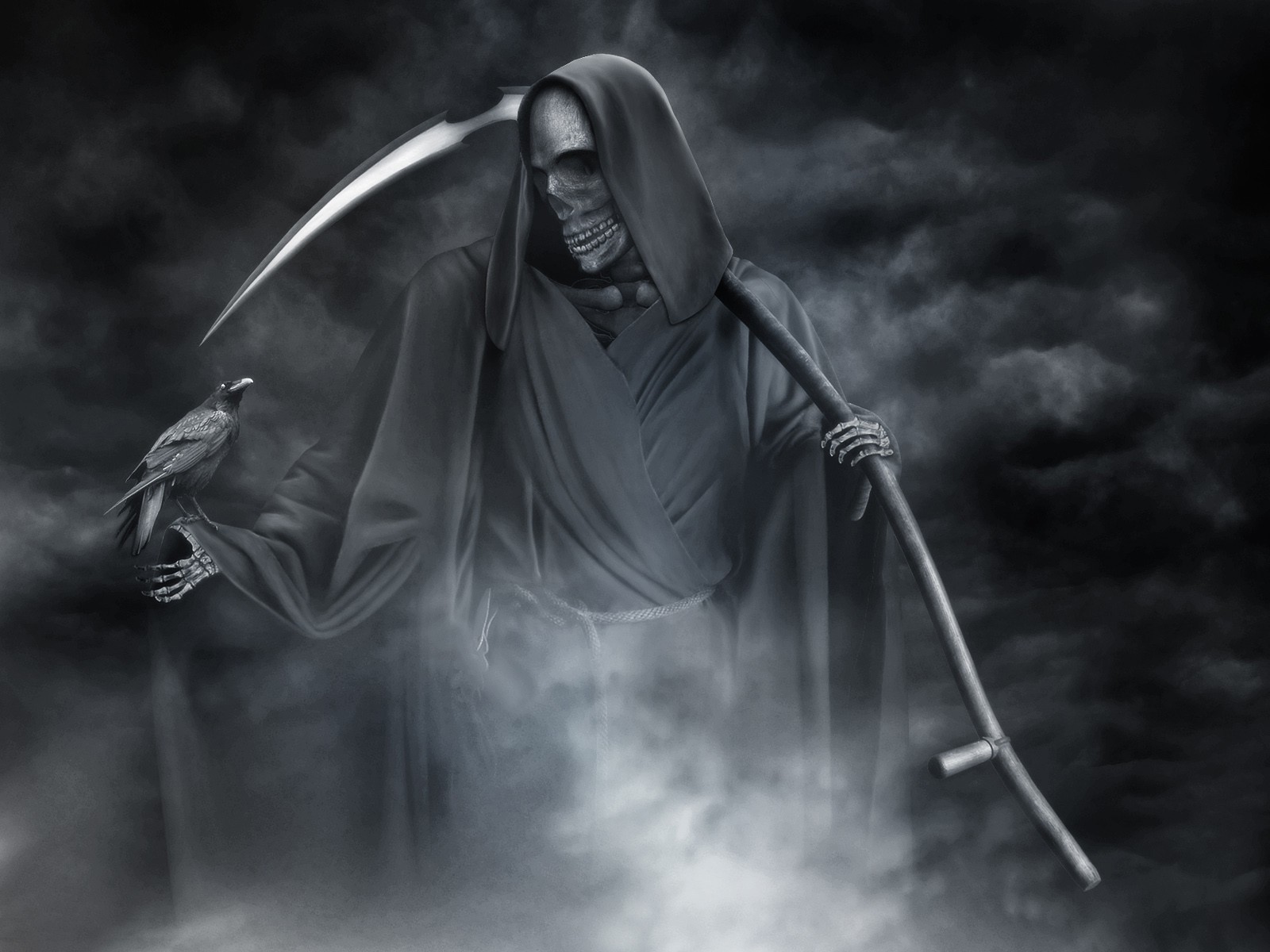 death, Grim Reaper, Artwork, Fantasy Art Wallpaper