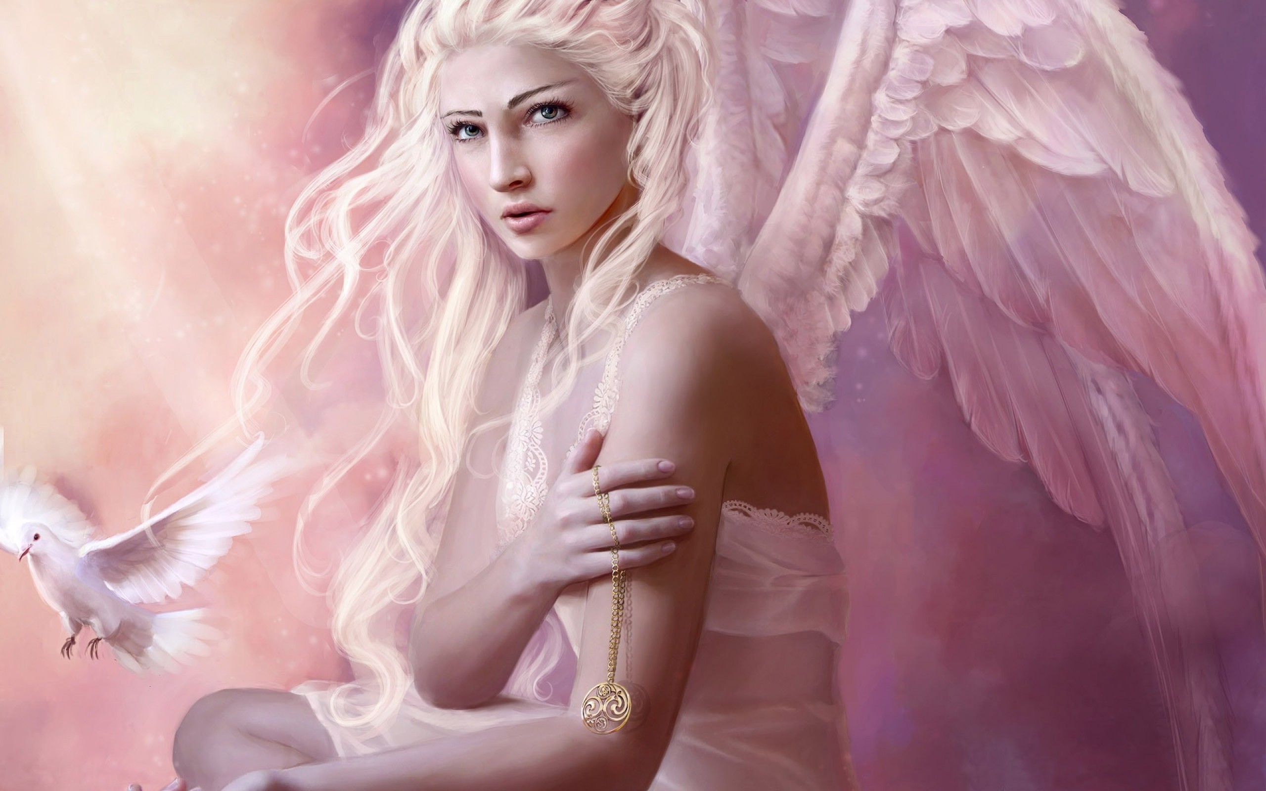angel, Fantasy Art Wallpaper