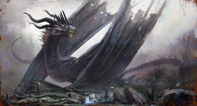 artwork, Fantasy Art, Dragon, Game Of Thrones, House Targaryen HD Wallpaper Desktop Background