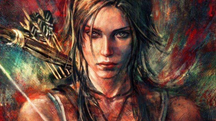 fantasy Art, Lara Croft HD Wallpaper Desktop Background