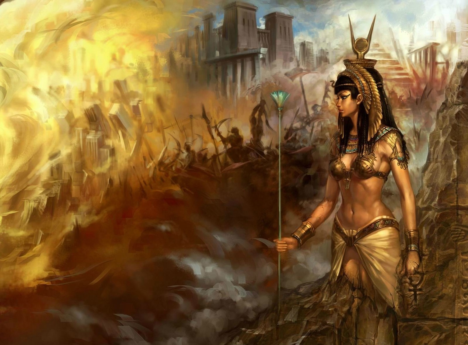 fantasy Art, Artwork, Egyptian Wallpaper