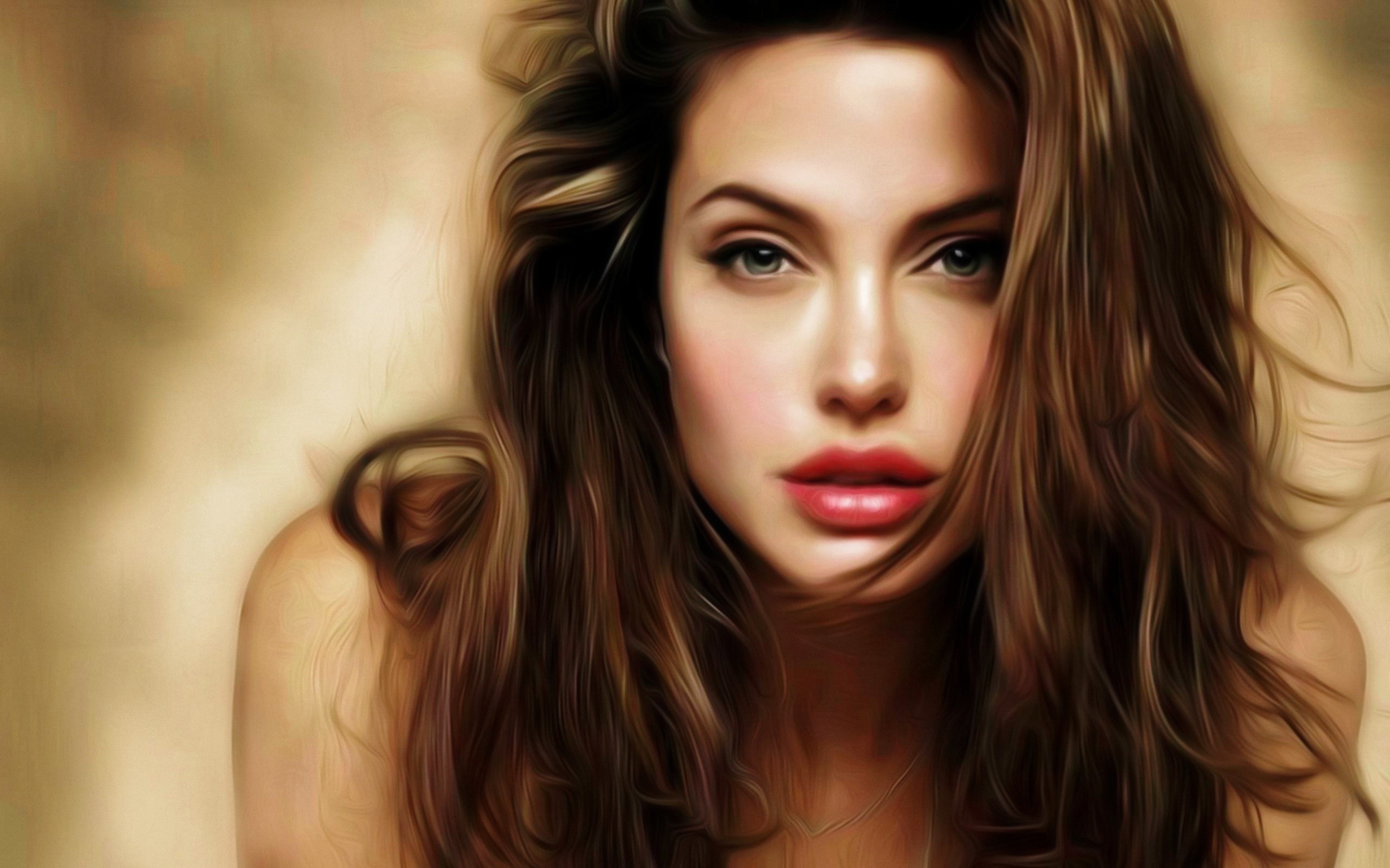 fantasy Art, Women, Angelina Jolie Wallpaper