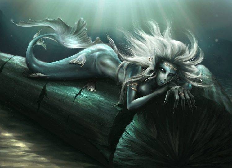 fantasy Art, Artwork, Mermaids, Underwater HD Wallpaper Desktop Background