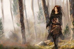 fantasy Art, Forest, Women