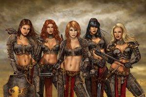 artwork, Fantasy Art, Women, Warrior