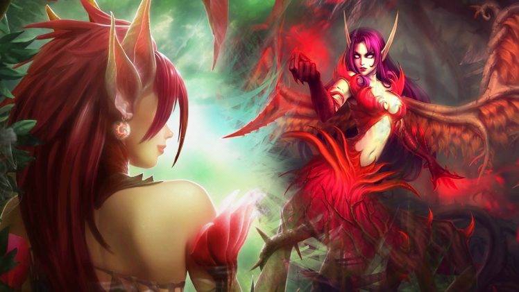 fantasy Art, Morgana, Morgana (League Of Legends), League Of Legends, Redhead HD Wallpaper Desktop Background