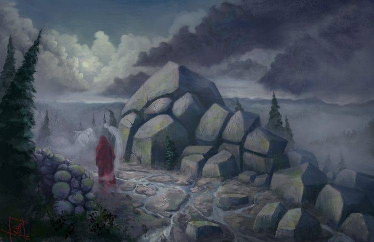 fantasy Art, Spirits, Path HD Wallpaper Desktop Background