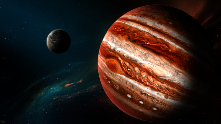 fantasy Art, Space, Planet, Jupiter, Space Art HD Wallpaper Desktop Background