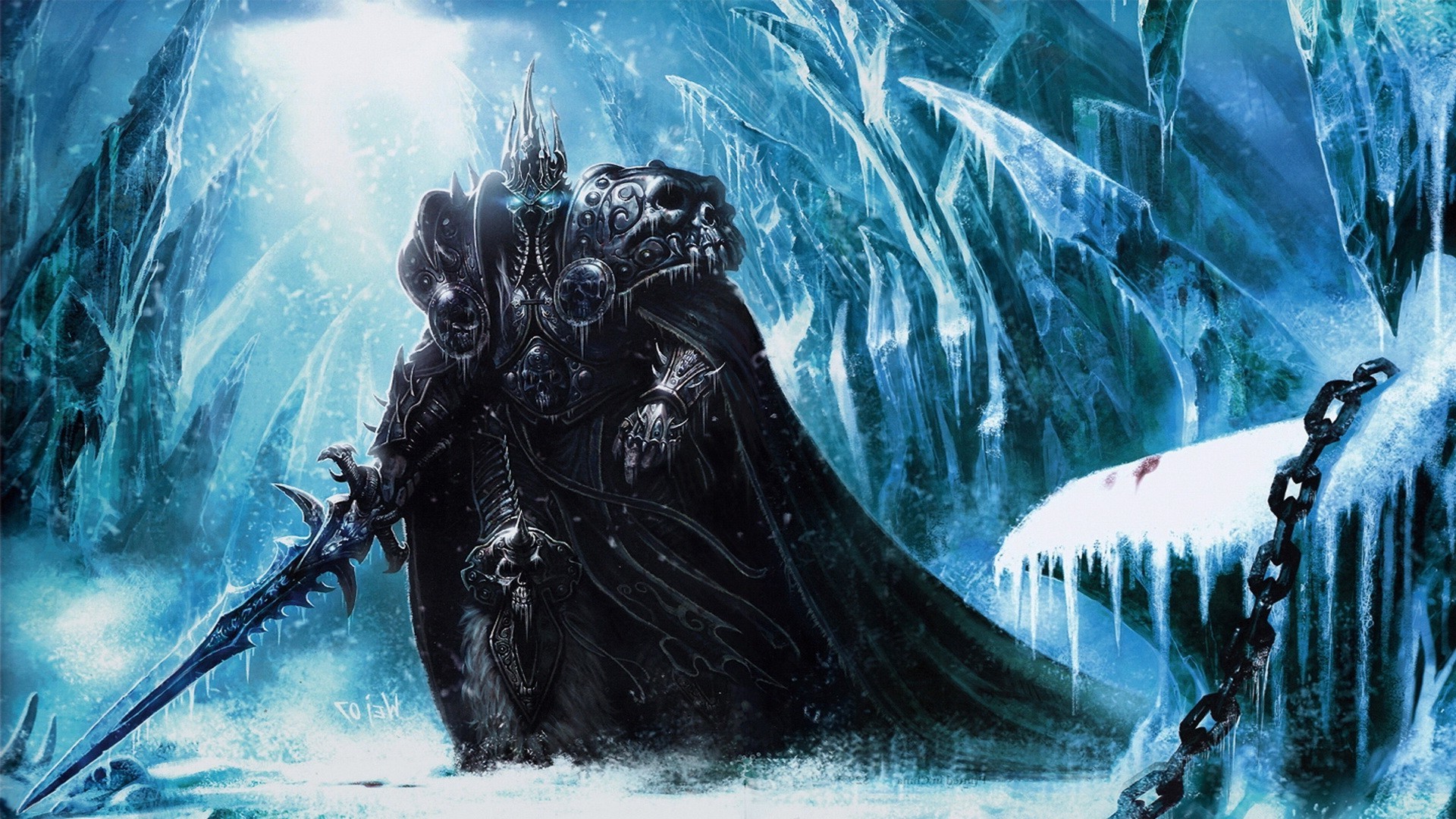 fantasy Art, Warcraft, Arthas, Lich King Wallpaper