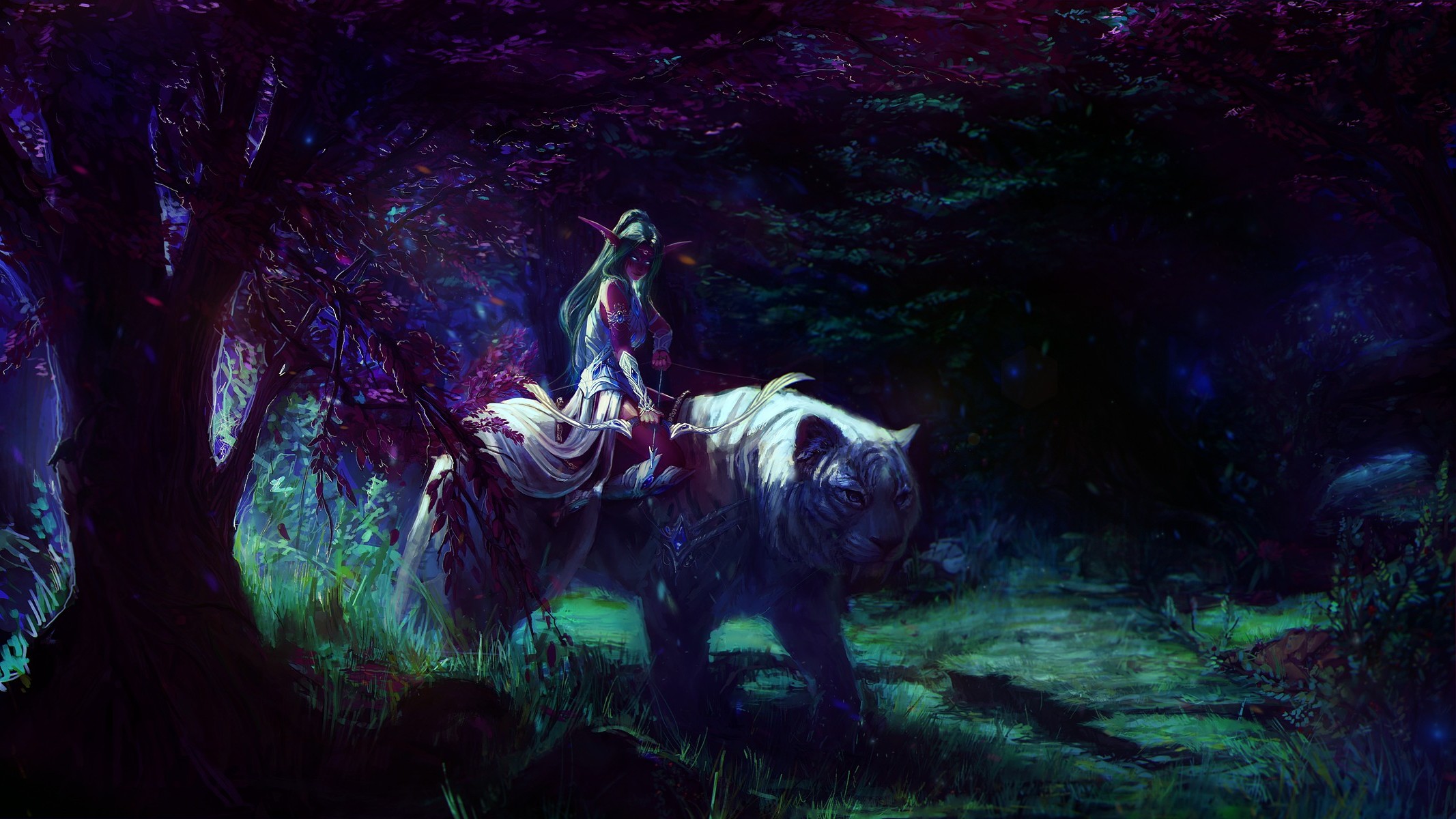 fantasy Art, Tyrande, World Of Warcraft Wallpaper