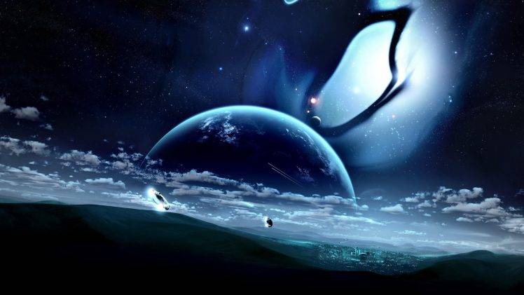 space, Fantasy Art HD Wallpaper Desktop Background