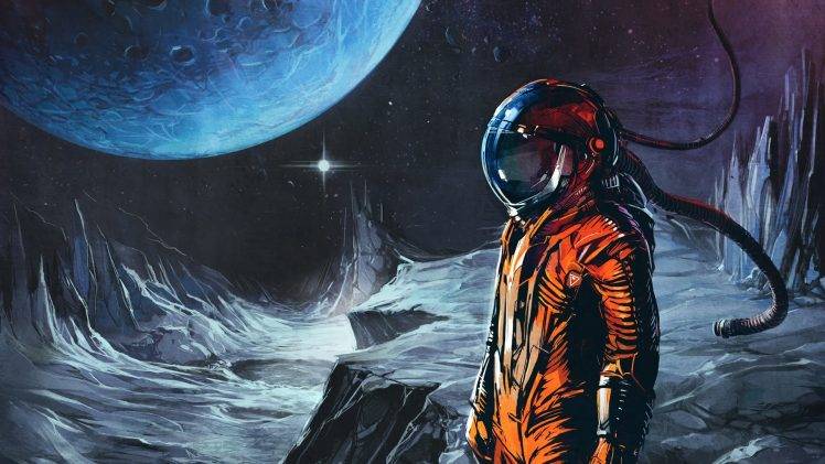 fantasy Art, Science Fiction, Space Suit HD Wallpaper Desktop Background