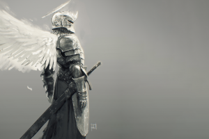 fantasy Armor, Fantasy Art, Sword, Knight, Angel Wings
