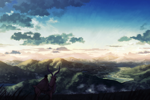 Studio Ghibli, Princess Mononoke, Ashitaka, Mononoke, Yakuru, Landscape, Anime