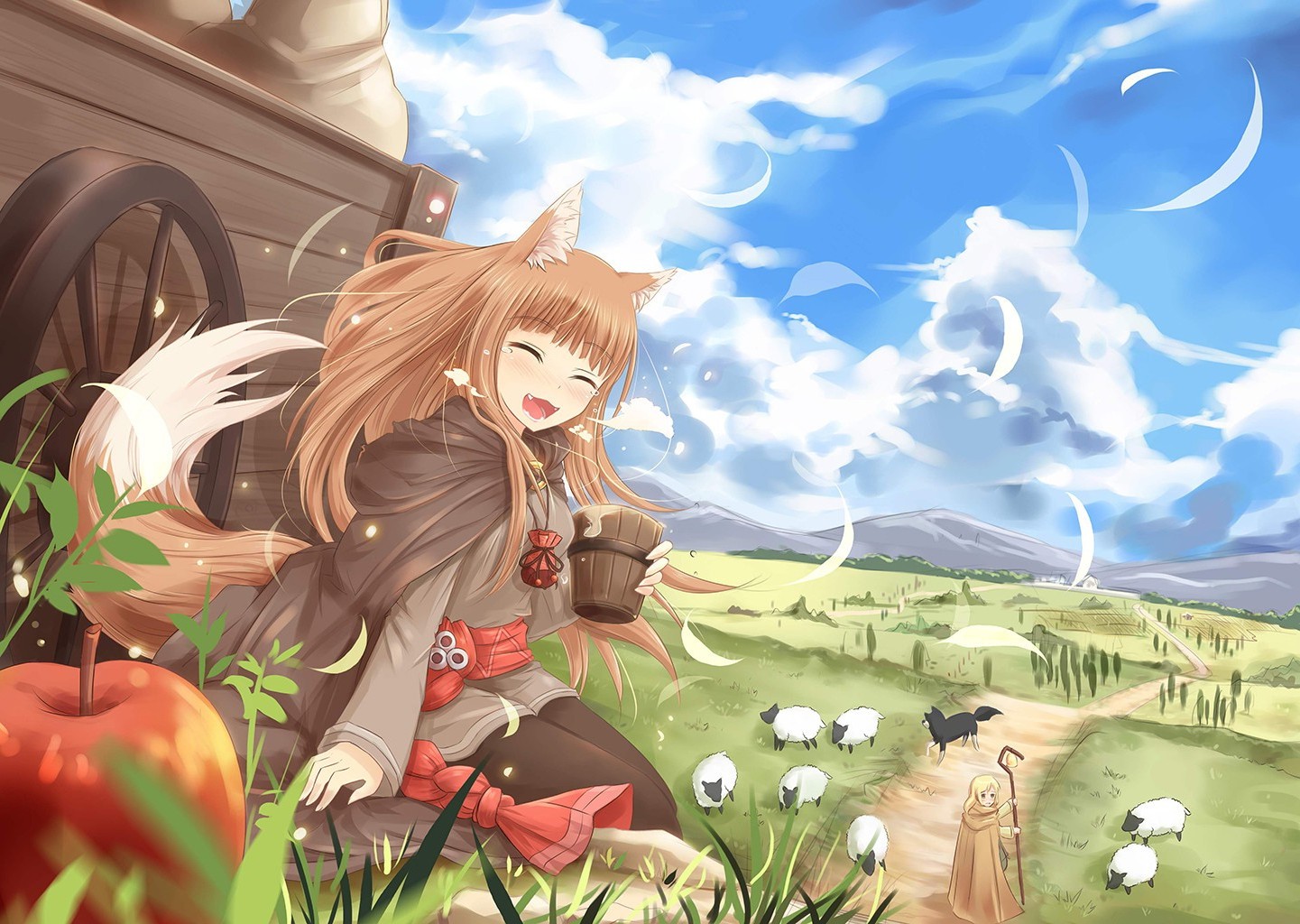 Spice And Wolf, Holo Wallpaper