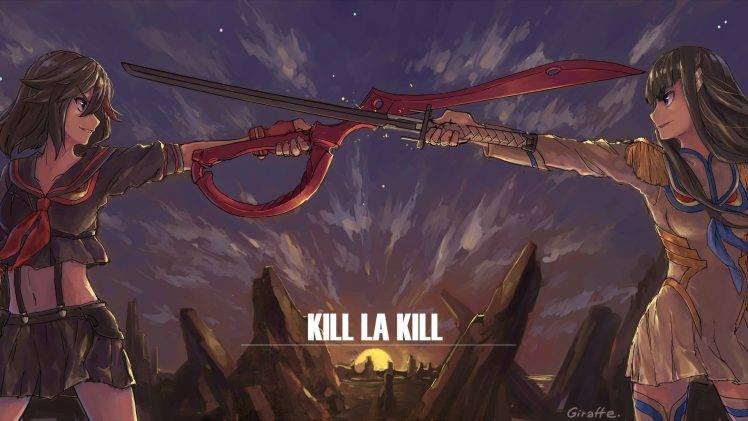 Kill La Kill, Matoi Ryuuko, Kiryuin Satsuki HD Wallpaper Desktop Background