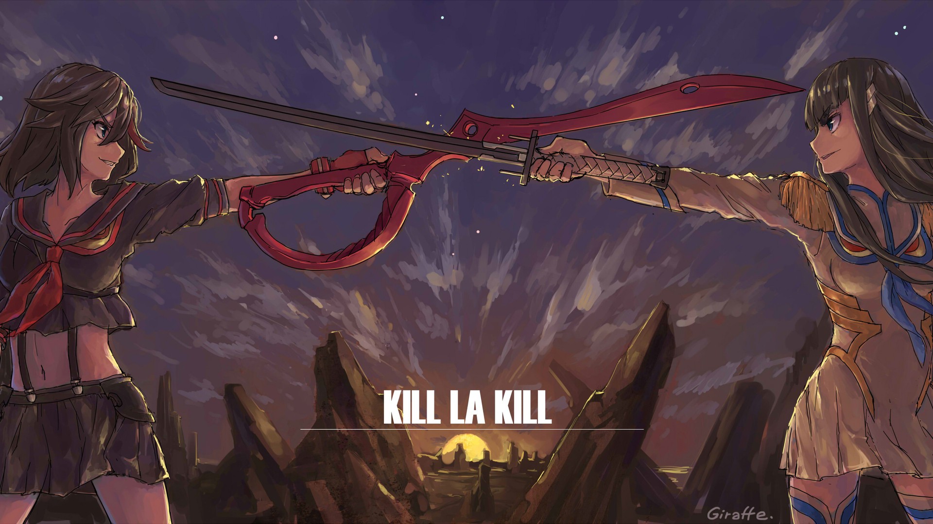 Kill La Kill, Matoi Ryuuko, Kiryuin Satsuki Wallpaper