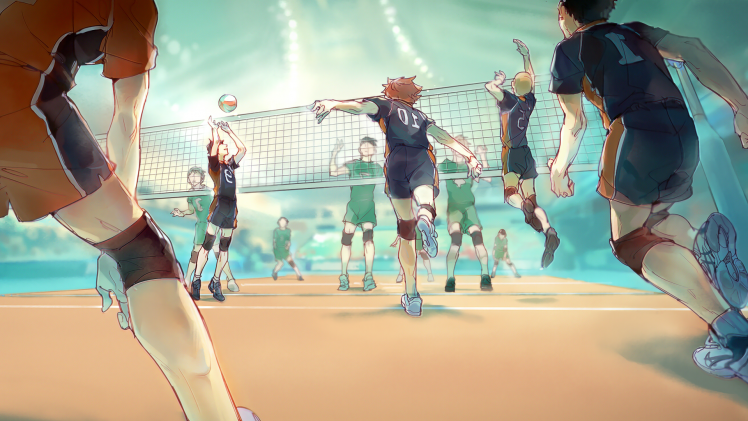 Haikyuu, Hinata Shouyou, Kageyama Tobio, Volleyball, Anime HD Wallpaper Desktop Background