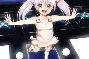 Tama, Selector Infected WIXOSS, Twintails, White Hair, Anime, Anime Girls