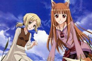 anime, Anime Girls, Spice And Wolf, Holo, Kitsunemimi