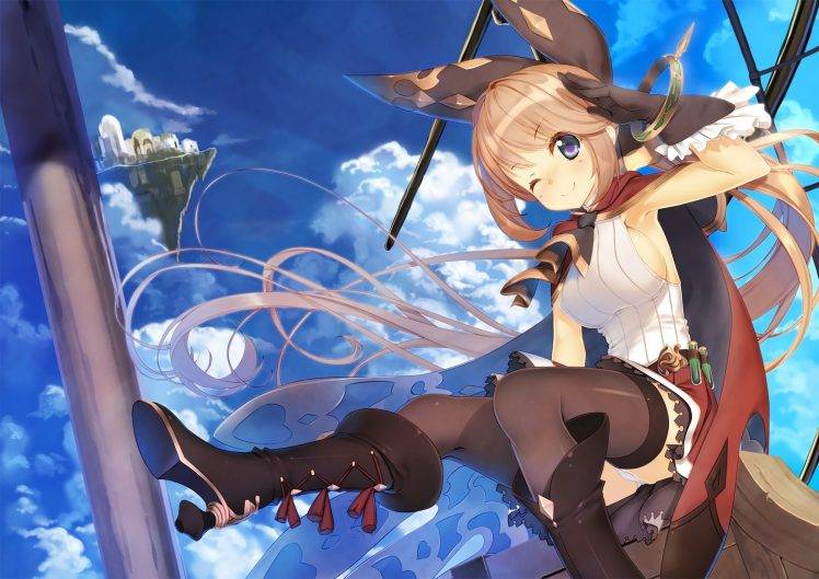 Anime Anime Girls Thigh Highs Clarisse Granblue Fantasy Granblue Fantasy Wallpapers Hd Desktop And Mobile Backgrounds