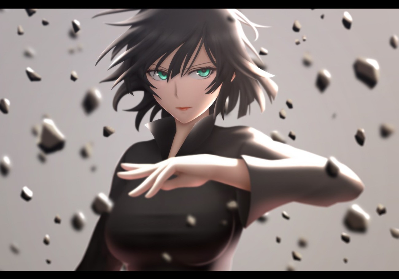 anime, One Punch Man, Fubuki, Green Eyes, Short Hair Wallpapers HD /  Desktop and Mobile Backgrounds
